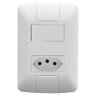 14915 14914 conjunto aria com 1 interruptor 1 tomada 2p t tramontina