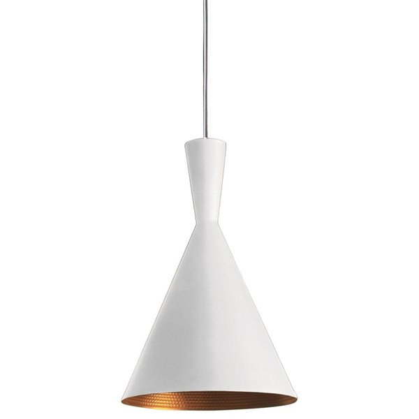 Pendente TD 902 Grande Branco Texturizado Taschibra
