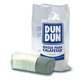 01 massa para calafetar cinza 1kg dundun