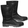 01 bota de pvc 30 cm preta sem forro e sem bico referencia 206 cartom