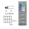 01 tela soldada galvanizada malha 5 x 15 cm fio 2 30 mm altura 1 00 m rolo com 25 m franz