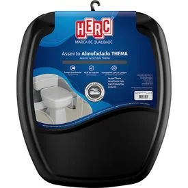 13280 assento sanitario almofadado thema premium preto herc