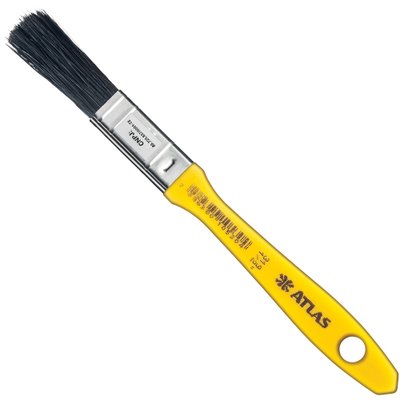 Trincha pincel 1/2 polegada com cerdas pretas modelo 319 Atlas