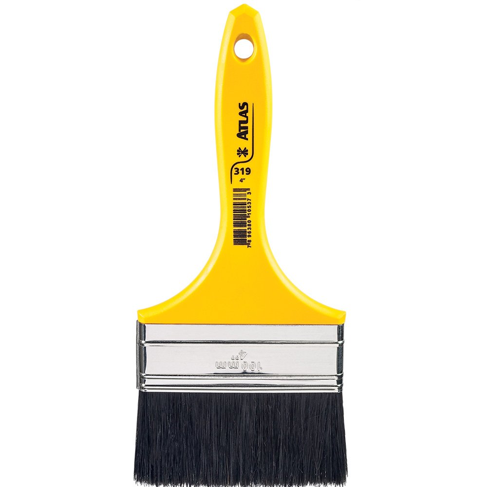Trincha (Pincel) 4’’ com Cerdas Pretas para Pintura Modelo 319 Pacote ...