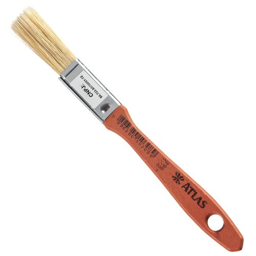 Trincha (Pincel) 1/2’’ com Cerdas Brancas Selecionadas Modelo 396 Atlas