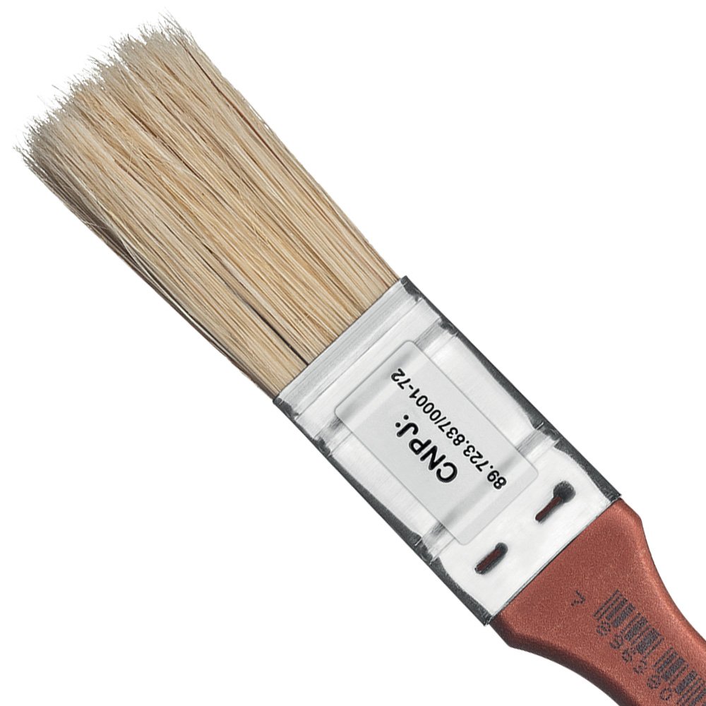 Trincha (Pincel) 3/4’’ com Cerdas Brancas Selecionadas Modelo 396 Atlas