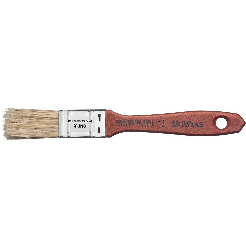 Trincha (Pincel) 3/4’’ com Cerdas Brancas Selecionadas Modelo 396 ...