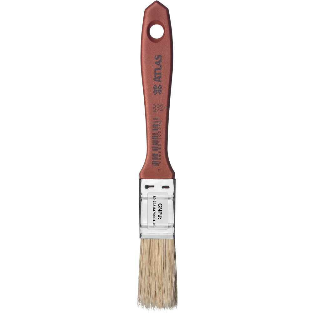 Trincha (Pincel) 3/4’’ com Cerdas Brancas Selecionadas Modelo 396 ...