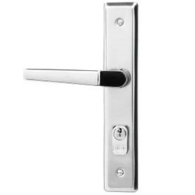 Fechadura Externa Popline Reta Cromada ESP26 (40x53 PY45) Soprano