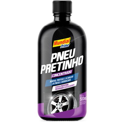 Limpa Pneus Pretinho Líquido 500 ml Mundial Prime